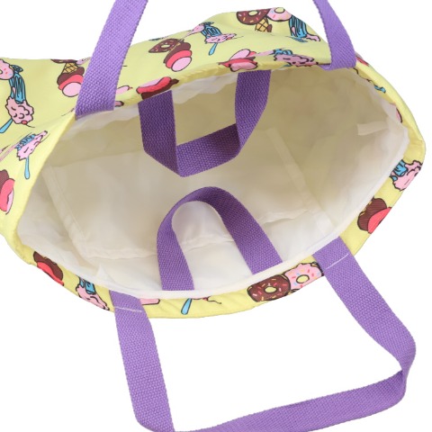 ドーナツ柄レッスンバッグ