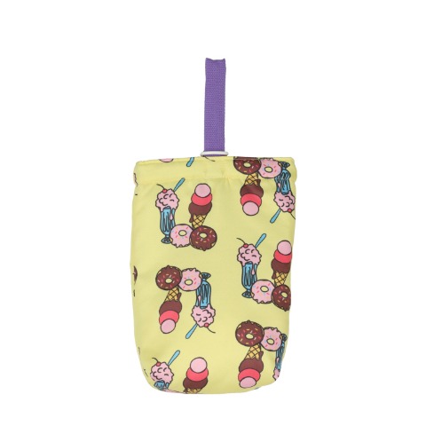 ドーナツ柄シューズバッグ