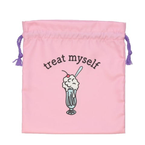 ドーナツ柄巾着M