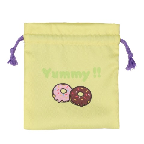 ドーナツ柄巾着S