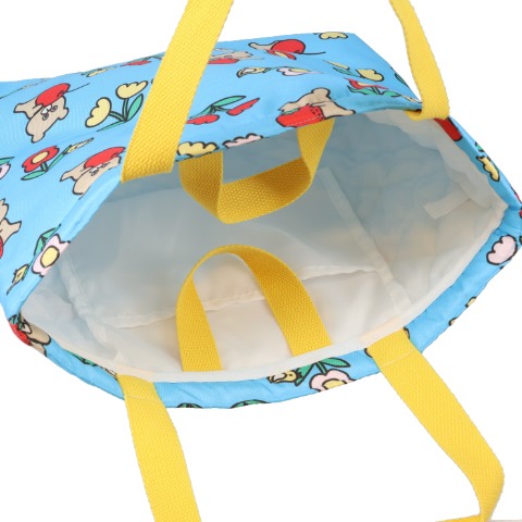 クマ柄レッスンバッグ