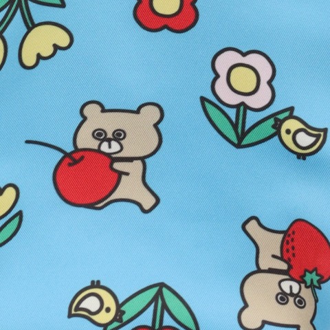 クマ柄シューズバッグ