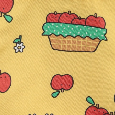 りんご柄シューズバッグ