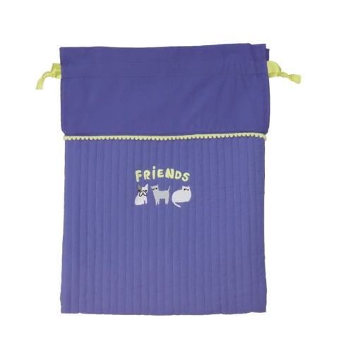 犬柄イブル巾着L