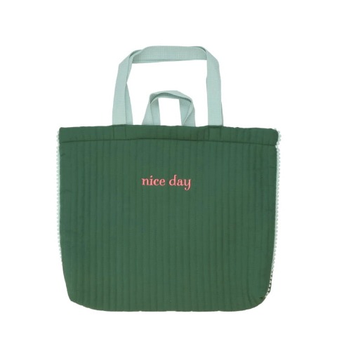 ロゴ刺しゅうイブルレッスンバッグ