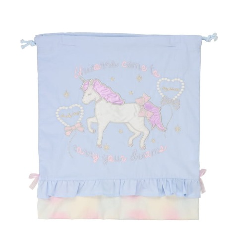 巾着Ｌ（ユニコーン）