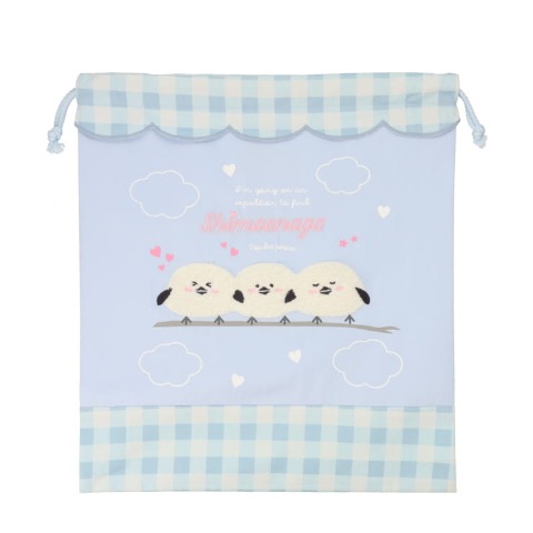 巾着Ｌ（シマエナガ）