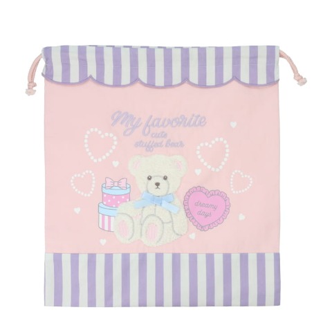 巾着Ｌ（テディベア）