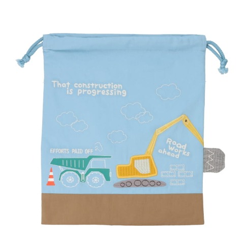 巾着Ｌ（働く車）