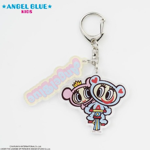 キッズ　アクリルキーホルダー（エンジェルブルー）