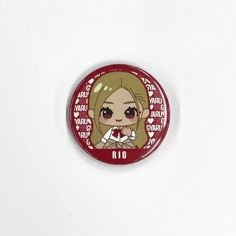 キッズ　缶バッジ（KOGYARU・りお）