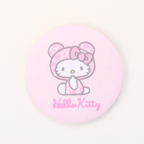 刺しゅう缶バッジ（ハローキティ）