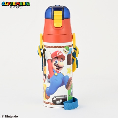 ステンレスダイレクトボトル４７０ｍｌ（『スーパーマリオ』）