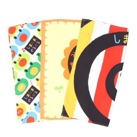 3枚組ランチクロス（しましまぐるぐる）