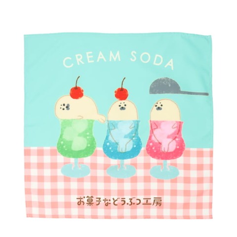 3枚組ランチクロス（お菓子などうぶつ工房）