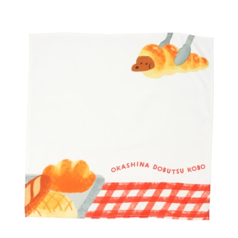 3枚組ランチクロス（お菓子などうぶつ工房）