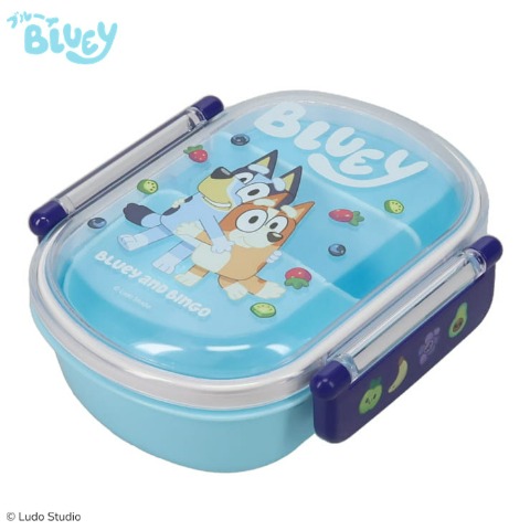 食洗機対応ふわっとフタタイトランチボックス（ブルーイ）