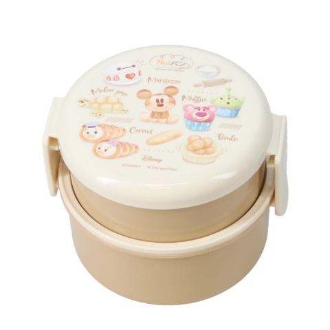 丸型ランチボックス2段（Nuiパン）