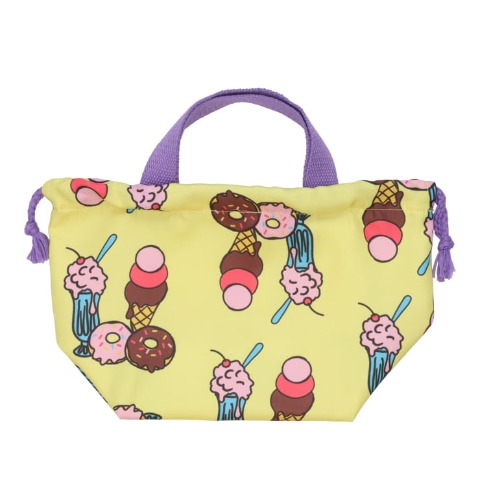 ドーナツ柄ランチ巾着