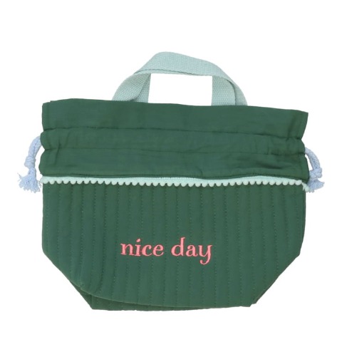 ロゴ刺しゅうイブルランチ巾着