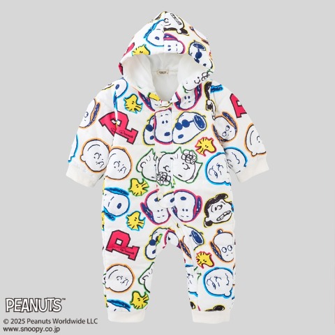 ベビー　ジャンプスーツ（80～95cm・PEANUTS）