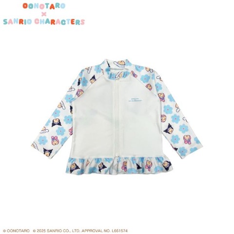 ベビー　ラッシュガード（80～95cm・おおのたろう×サンリオキャラクターズ）