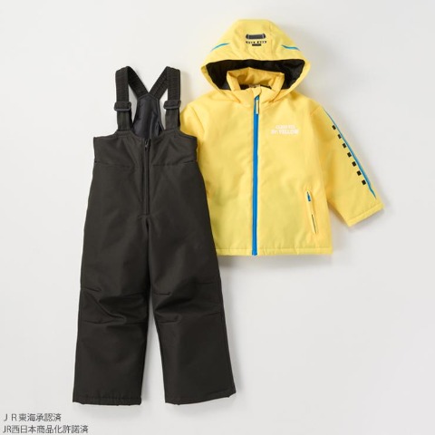 キッズ　スキースーツ（100～120cm・ドクターイエロー）