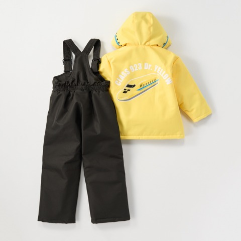 キッズ　スキースーツ（100～120cm・ドクターイエロー）