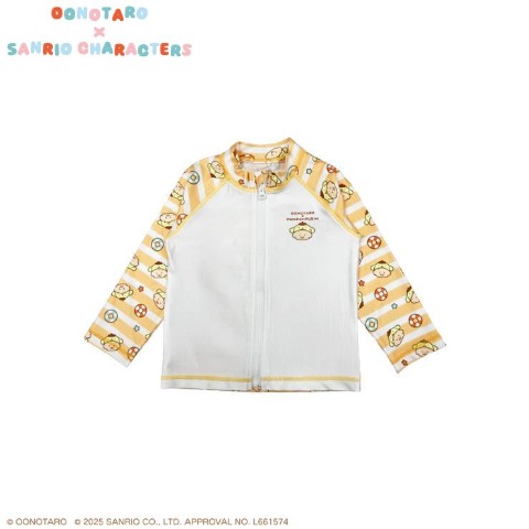 キッズ　ラッシュガード（100～120cm・おおのたろう×ポムポムプリン）