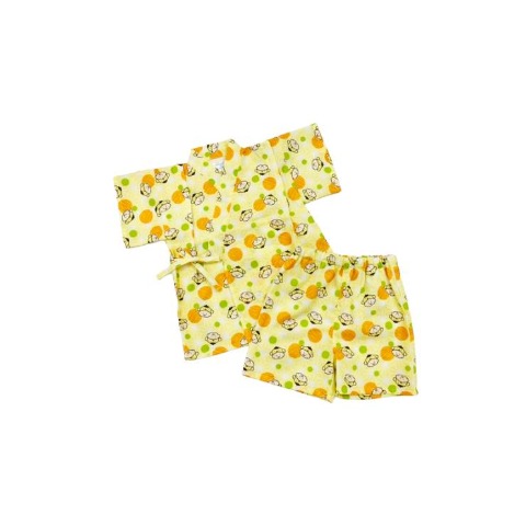 キッズ　甚平（100～120cm・おおのたろう×ポムポムプリン）