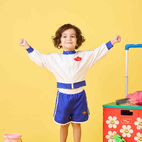 キッズラッシュガード（100～120cm・wiggle wiggle）