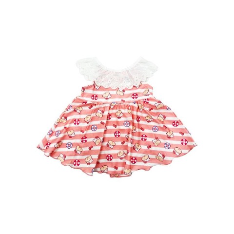 キッズ　ワンピース水着（100～120cm・おおのたろう×ハローキティ）