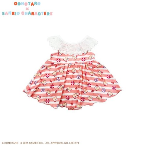 キッズ　ワンピース水着（100～120cm・おおのたろう×ハローキティ）