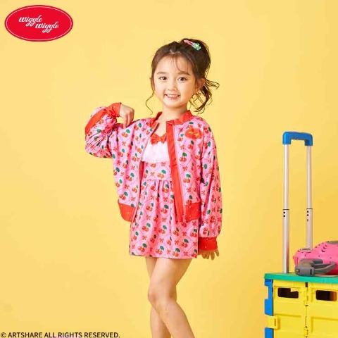 キッズラッシュガード（100～120cm・wiggle wiggle）