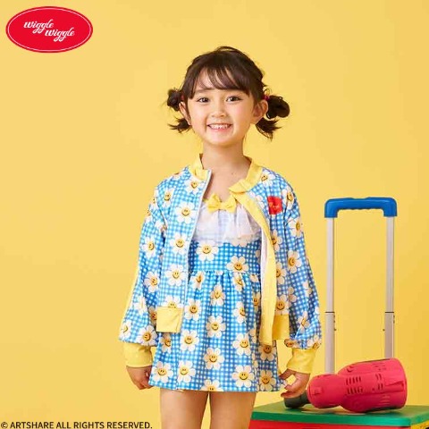 キッズラッシュガード（100～120cm・wiggle wiggle）