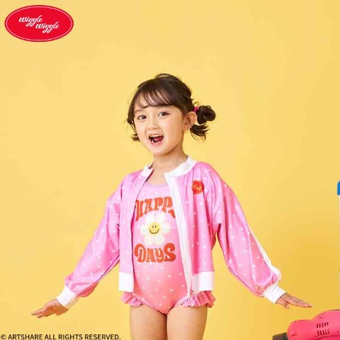 キッズラッシュガード（100～120cm・wiggle wiggle）