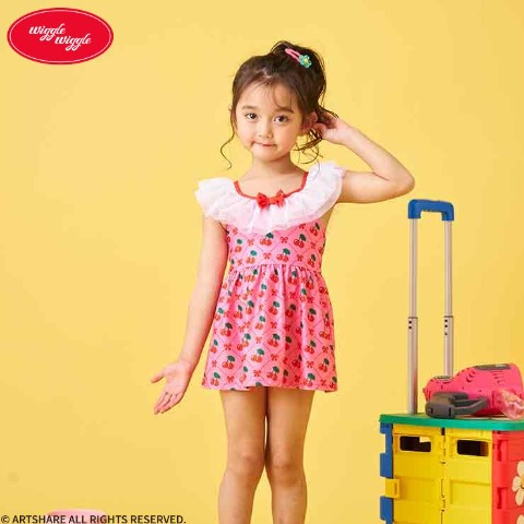 キッズワンピース水着（100～120cm・wiggle wiggle)
