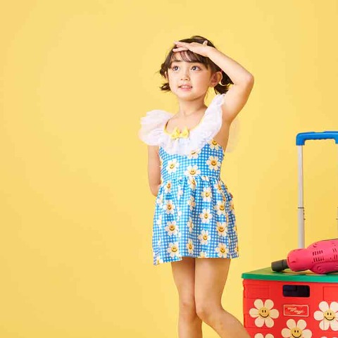 キッズワンピース水着（100～120cm・wiggle wiggle)