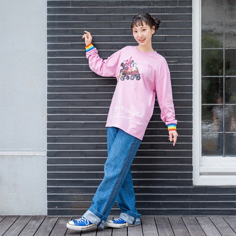 レディース　長袖Ｔシャツ （M～LL・DISNEY）