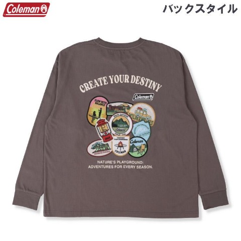 長袖Tシャツ(M-LL・Coleman)