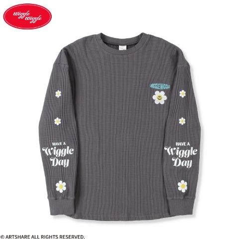 レディース　長袖Ｔシャツ（M-LL・wiggle wiggle）
