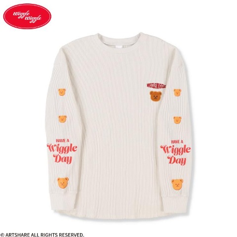 レディース　長袖Ｔシャツ（M-LL・wiggle wiggle）
