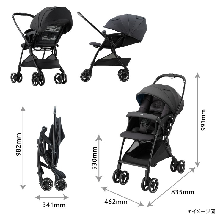 ラクーナ クッション AG グレー（Aprica） | バースデイ 公式