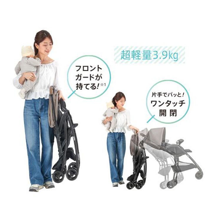 カルーンエアー メッシュ AC GR（Aprica） | バースデイ | しまむらパーク