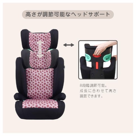 ハイバックジュニア(ヒョウ柄)