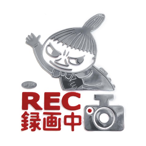 ドライブレコーダーエンブレムステッカーリトルミイ