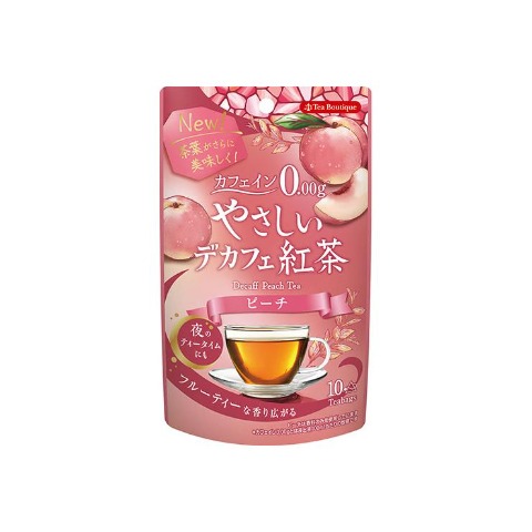 やさしいデカフェ紅茶　ピーチ