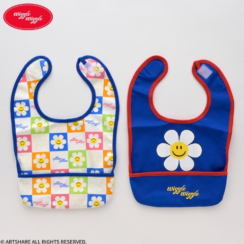 ベビー　2Pエプロン（wiggle wiggle）