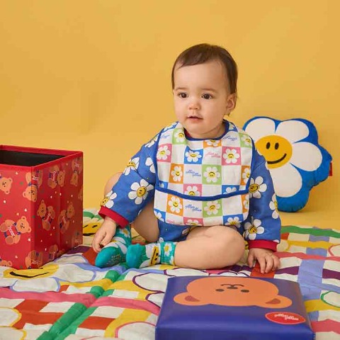 ベビー　2Pエプロン（wiggle wiggle）