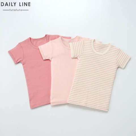 ベビー　3枚組半袖シャツ肌着 (80・90・95cm　DAILY LINE)